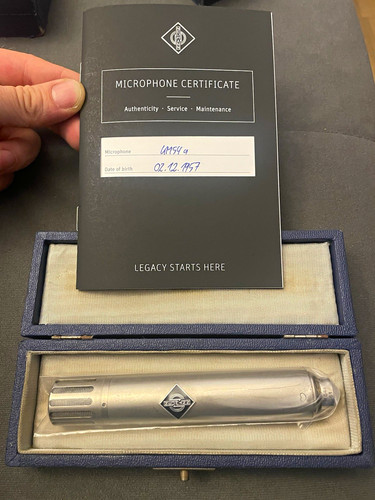Neumann km54 mikrofon - a, silber
